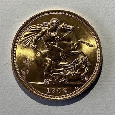 1962 Elizabeth II Full Gold Sovereign – Early Portrait – 22ct Gold