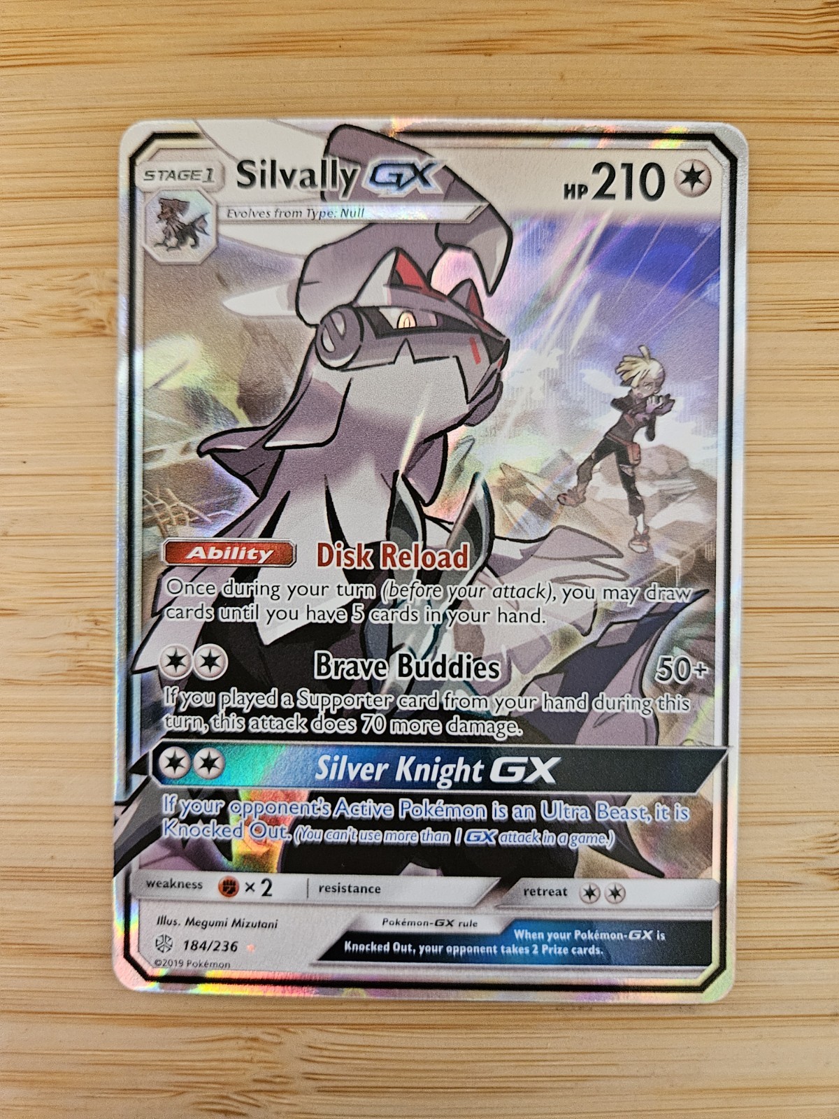 Silvally GX 184/236 Cosmic Eclipse NM Ultra Rare Pokemon Card