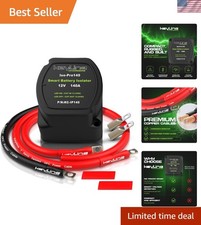 Dual Battery Isolator Kit 12V - 140 Amp Voltage Sensitive Relay VSR for Dual ...