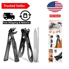 Ultra-Sharp Long Handled Clippers for Thick Toenails – Easy Pedicure Experience