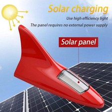 Universal LED Car Roof Top Mount Shark Fin Aerial Antenna Auto Radio AM FM Anten