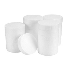 4in 24pcs Foam Circles for Crafts Styrofoam Circles Dics 1" Thick