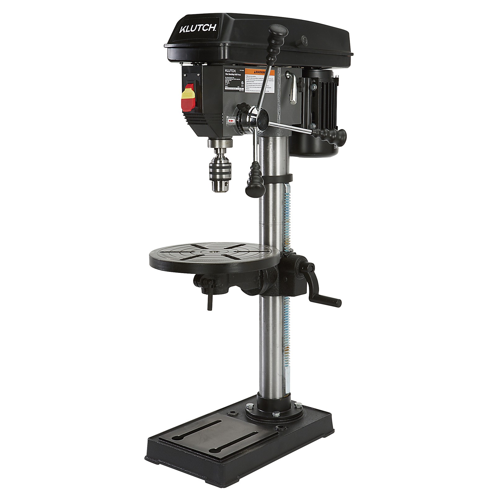 Klutch 13in. Benchtop Drill Press, 3/4 HP, 120 Volts, 5/8in.