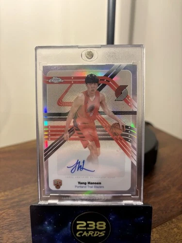 2025 Topps Chrome Yang Hansen Next Stop Signatures (RAW)
