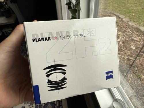 Zeiss Planar T* 50mm f/1.4 Nikon f Mount Lens