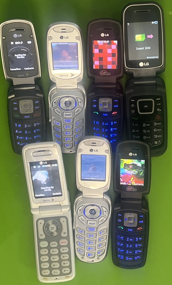 7 Fully Functional LG Basic phone lot - Sprint, Metro PCS, Virgin Mobile, Flip - Image 4 of 4