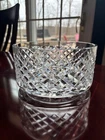 VINTAGE WATERFORD IRISH CUT CRYSTAL ALANA BOWL 7" DIAMETER SIGNED
