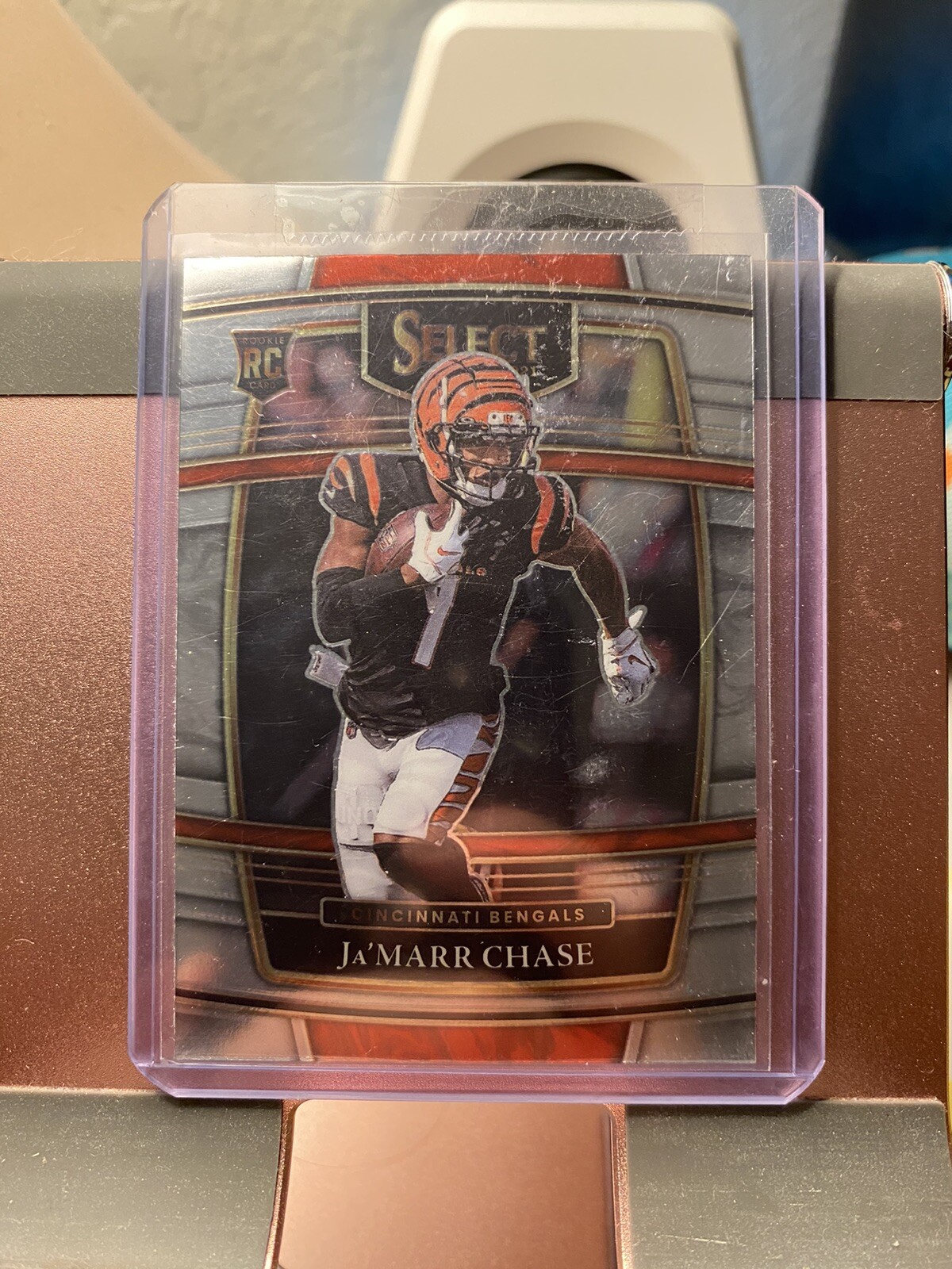 2021 Panini Select JA’MARR CHASE #47 Silver Concourse RC