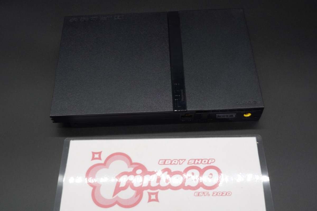 SONY PS2 PlayStation 2 SCPH-75000 Black Console Japanese