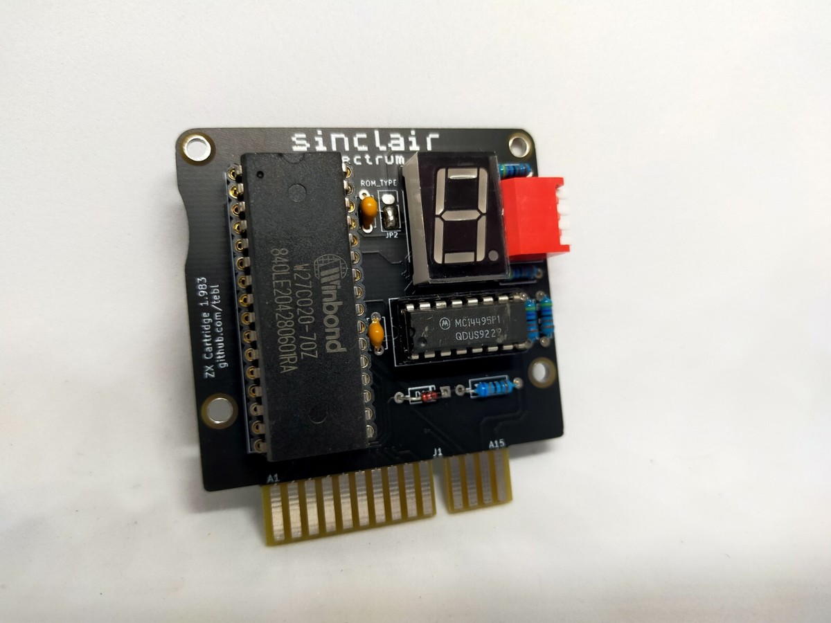 SINCLAIR ZX SPECTRUM 48K Bank Switch Multi Rom Cartridge