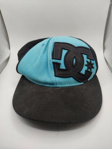 210 Fitted DC Black And Blue Hat 6 7/8 