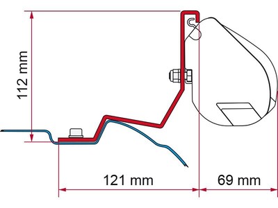 Adapter Fiamma F35 pro VIANO online kaufen | eBay