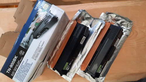 2x Cartridge Brother TN-900BK TN900 Toner black schwarz Drucker Kassette 2 Stk.