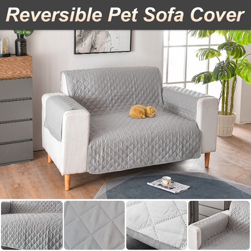 Water Resistant Sofa Cover Protector Couch Covers For Dogs/Pets 1/2/3 Seater - Picture 10 of 29