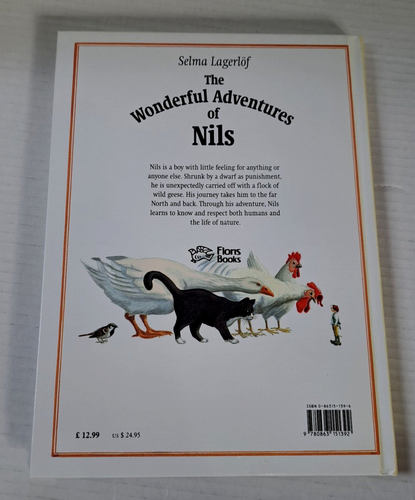The Wonderful Adventures of Nils by Lars Klinting (English) Hardcover Book - Foto 2 di 13