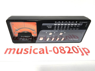 BOSS TU-12EX Gitarren-Bass-Tuner Chromatisches Stimmgerät