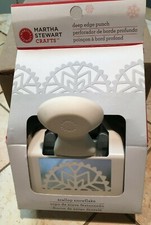 Martha Stewart Scallop Snowflake Deep Edge Punch