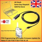 Yaesu FT1D FT2D FT3D FT5DR USB FTDI Programming Cable Lead ADMS8 SCU-19 C4FM HAM