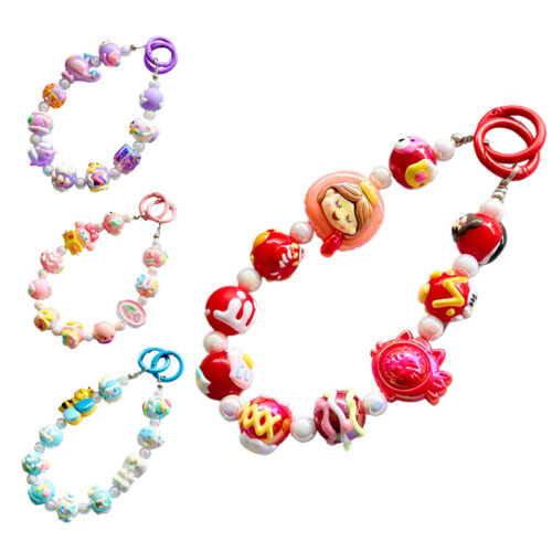 Phone Charm Strap Phone Case Lanyard Phone Chain Colorful beaded hand Chain