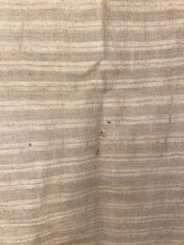 Antique Turkish Textile With Metal Woven Into Fabric 16.5” X 32” - Picture 9 of 11