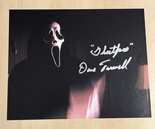 DANE FARWELL SIGNED 8x10 PHOTO ACTOR AUTOGRAPHED GHOSTFACE SCREAM MOVIE COA