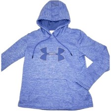 Under Armour Cold Gear Loose Hoodie Size Small Blue UA Blue Fall Winter Warm