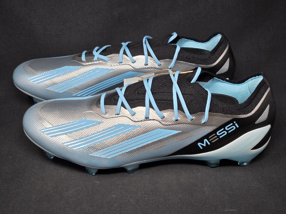 Adidas X Crazyfast Messi.1 FG Men's Sizes Cleats Blue Silver White IE4079 NEW