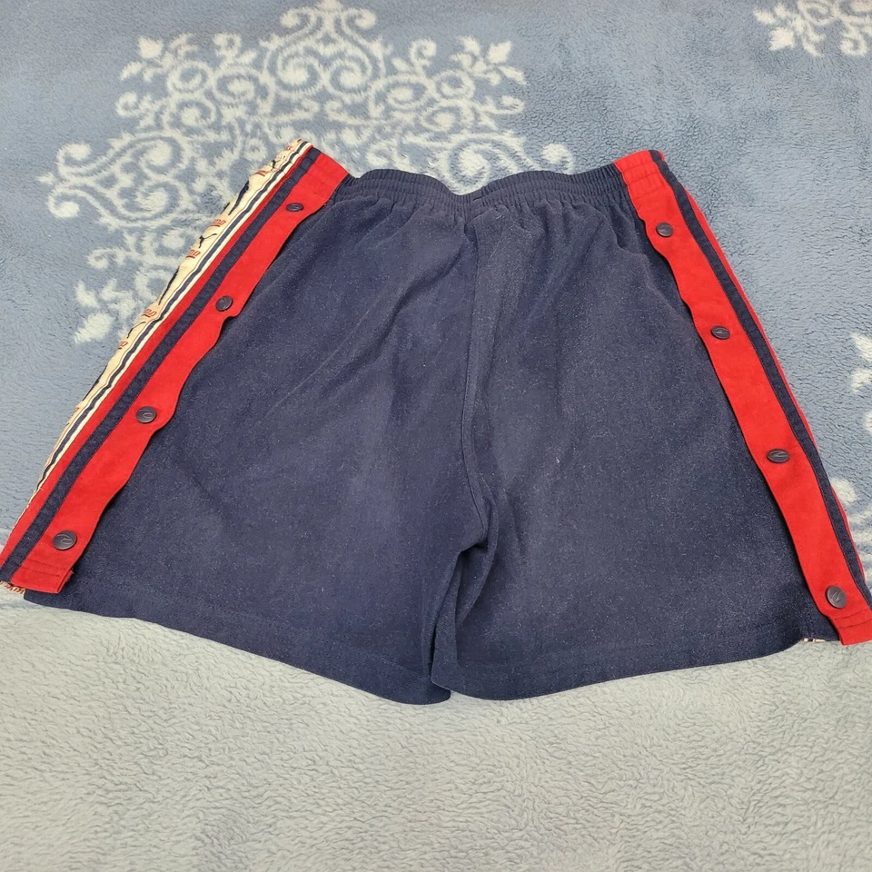 PANTALON PUMA AZUL USADO TALLA S POLIESTER CORCHETES BASKET - Imagen 2 de 4