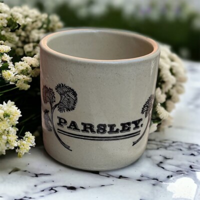 Vorratstopf Petersilie Pearsons Of Chesterfield Made In England Vintage Steinzeug