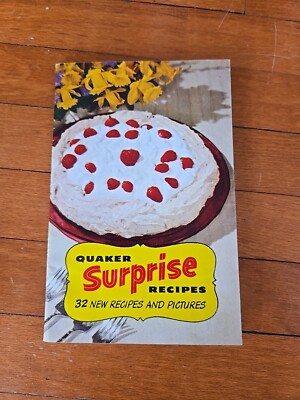 Vintage Quaker Oats Surprise Desserts Recipe Pamphlet Booklet 1950s