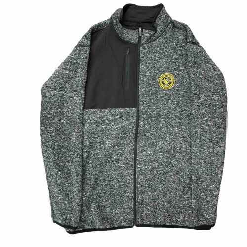 Pittsburgh Riverhounds SC Soccer Antigua Men Jacket Full zip Size XL Grey - Picture 1 of 13