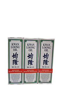 Pack 3 Huiles Médicamenteuses Kwan Loong 57ml | Menthol & Eucalyptus | Détente Muscles