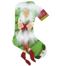 Patience Brewster mini stocking DEPT 56 KRInkLES 8"  snow queen heart design
