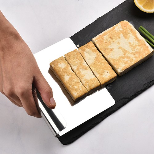 304 Stainless Kitchen Tool Steel Food Shovel Home Pastry Baking Dough Cutter - Picture 4 of 12