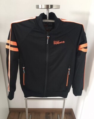 Superdry Jacke Gr.M Jacket Zipper Super Dry Sport Sport Tech Tricot