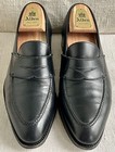 BONTONI Men's “Principe” Black Leather Penny Loafers UK 8 US 9 EU 42 ($1,125) — photo 4