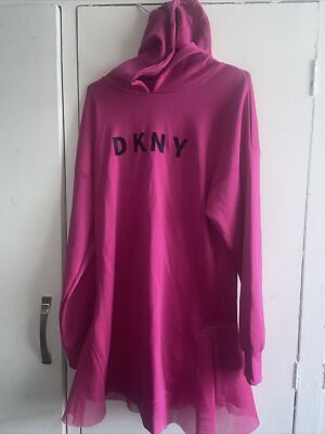 Womens DKNY Hot Pink Sweatshirt Dress Size 14 | eBay UK Womens DKNY Hot Pink Sweatshirt Dress Size 14 | eBay UK