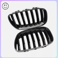 Glosschwarze Frontkühlerhaube Nieren-Sportgrill Kühlergrill für BMW 04-06 X5 E53