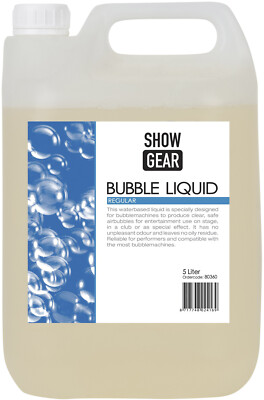 Showtec Bubble Liquid  5 Liter Ready to Use