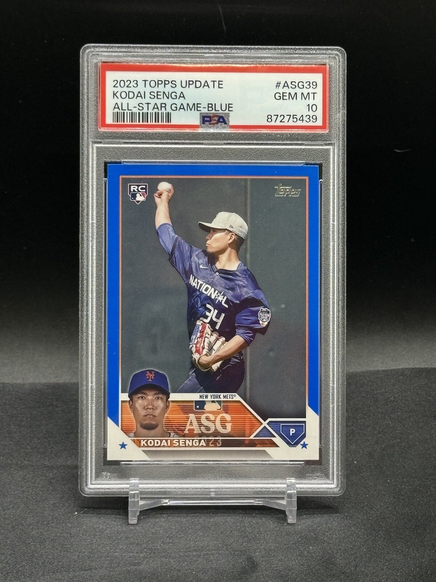 2023 Topps Update Kodai Senga Rookie All Star Game Blue PSA