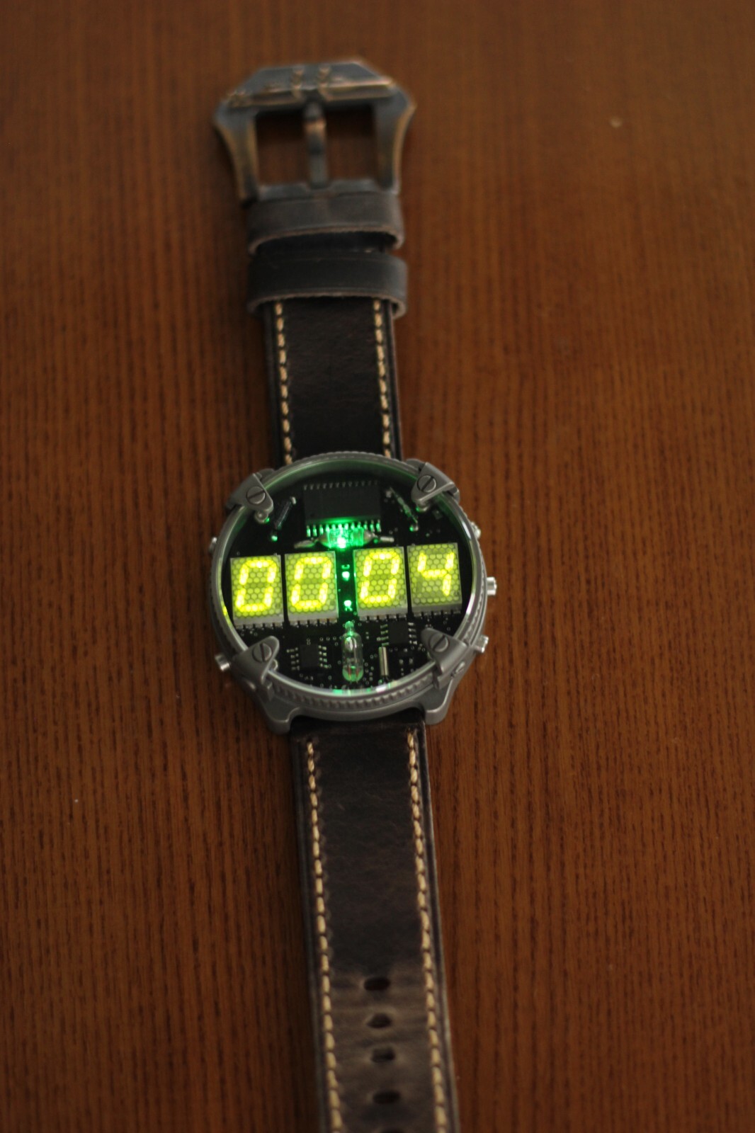 Nixie watch , Handmade Titanium watch, with accelerometer and Wi-Fi | eBay