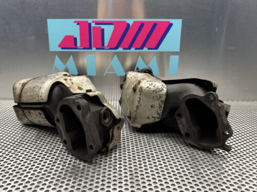 1990-1996 Nissan 300ZX Twin Turbo EXHAUST OUTLET PIPES Set Z32 TT 90-96 - Picture 5 of 6