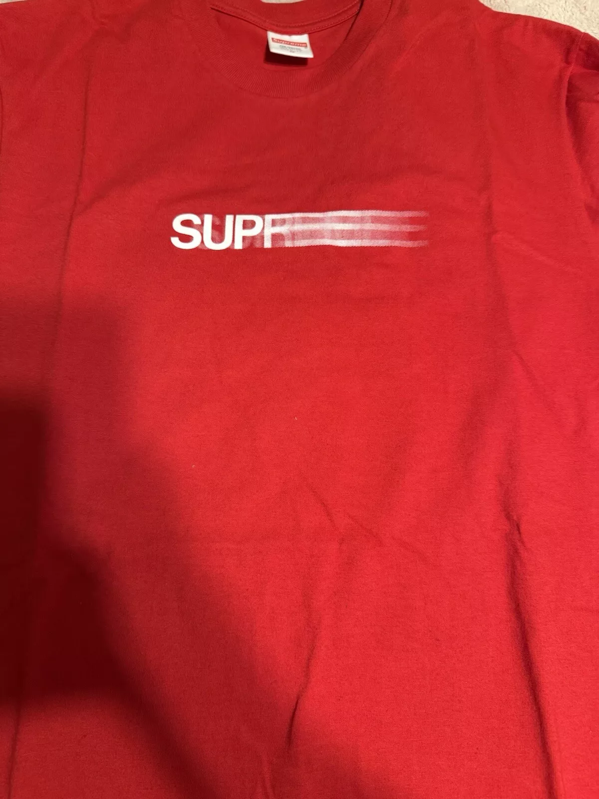 Tee shirt rouge moyen avec logo Supreme Motion