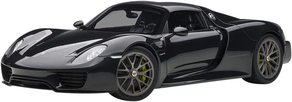 AUTOart 1/12 Porsche 918 Spyder Weissach пакет черный металлик из Японии 13077 - Изображение 2 из 4
