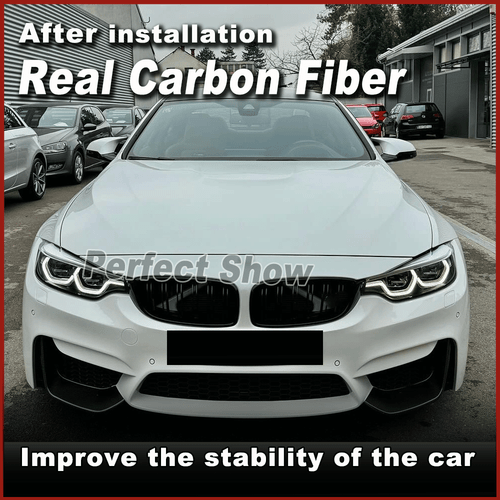 Carbon Splitter Flaps Front Spoiler Lippe Passt für BMW F80 M3 F82 F83 M4 14-19 - Bild 2 von 10
