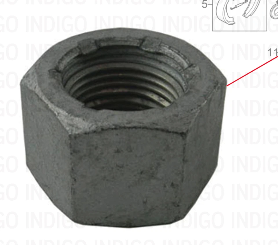Tuerca de buje trasero de freno JAGUAR OEM 95-03 XJ6 XJ8 97-06 XK8 92-96 XJS JZN100035 Foto 3 de 4