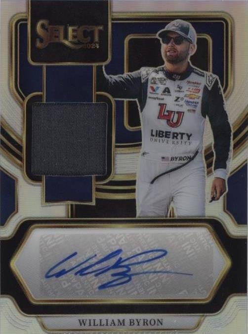 2024 Panini Select - Autographed Memorabilia William Byron #AM-WBY /49 ...