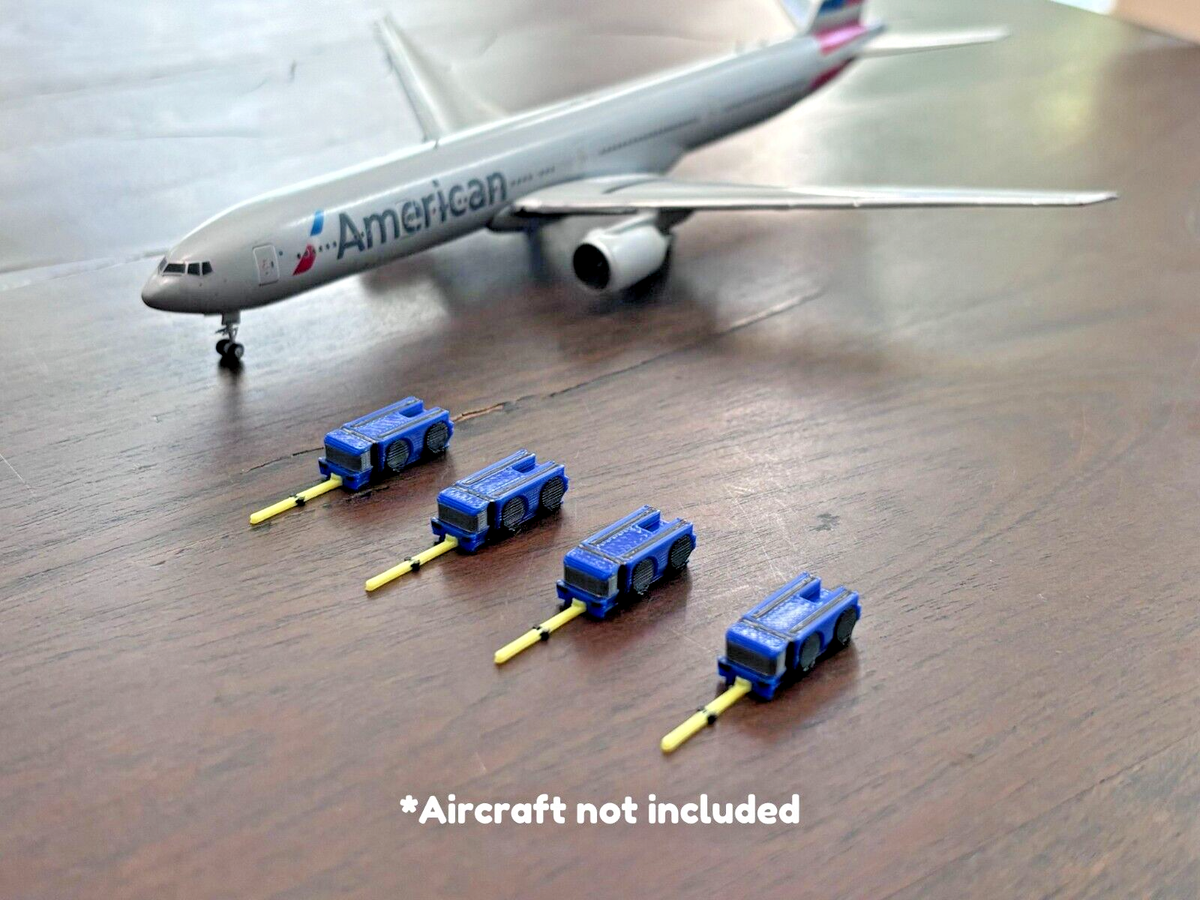 1:400 Scale Airport Ground Support Equipment - 4-Piece Aircraft