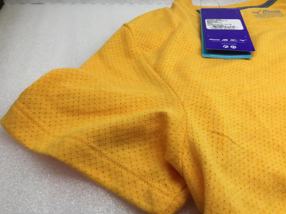 Camiseta MIZUNO MUJER Manga Corta Correr/Entrenamiento Amarillo Radiente S Foto 3 de 4