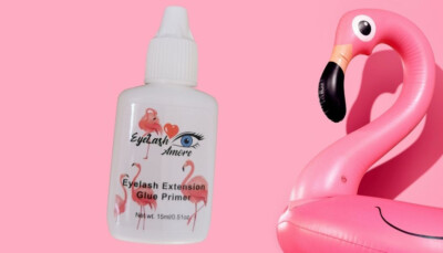 Wimpernverlängerung Primer 15ml Flasche Made in UK - Flamingo Design